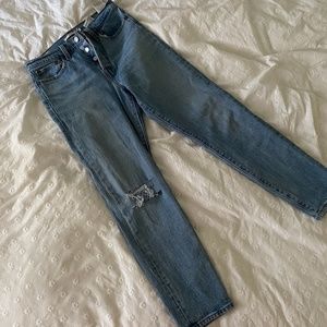 Levi's Wedgie straight leg jeans
